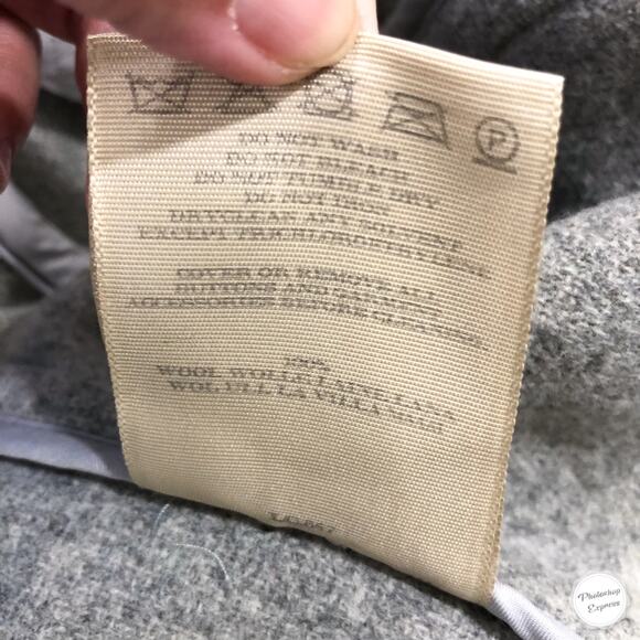 Burberry Woodville Gray Wool Toggle Peacoat - Picture 7 of 14